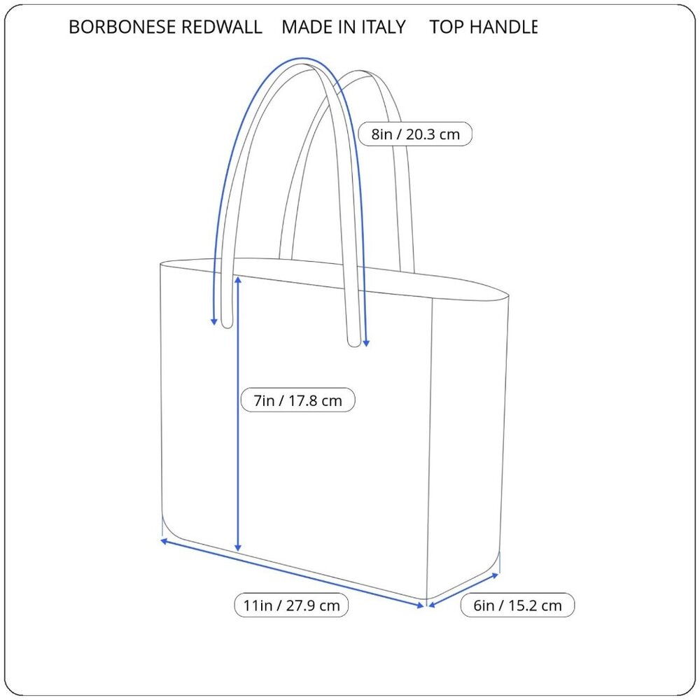 Borbonese Redwall Brown Tan Suede Leather Double Top Handle Bag Quail pattern - Picture 4 of 15